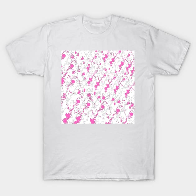 Pink and white T-Shirt by KylePrescott